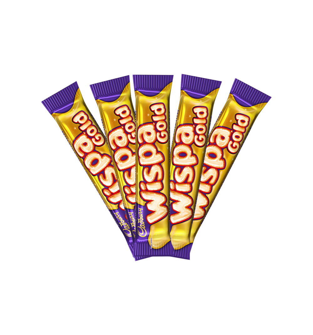 Cadbury Wispa Gold Chocolate Bar Bundle 5 x 48g